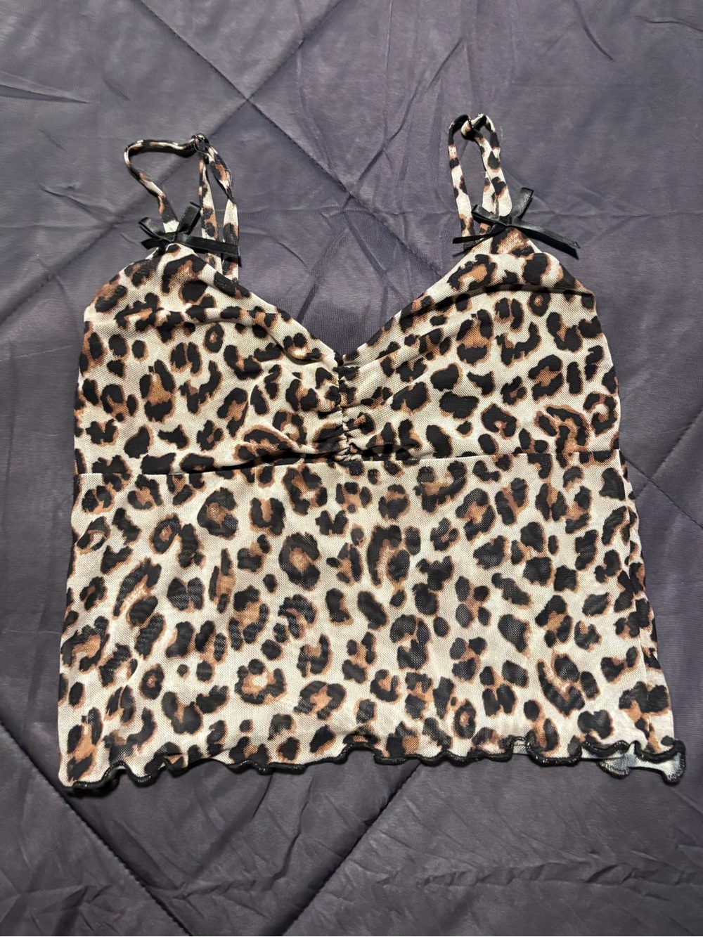 Full Tilt Leopard Print Cami in Brown,Tan, and Black